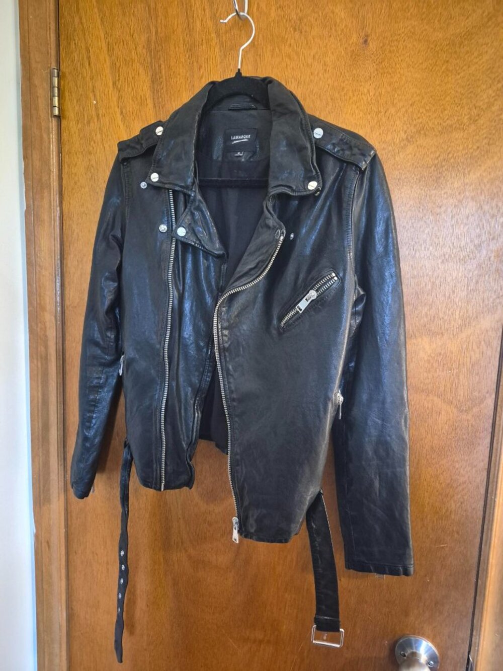 LAMARQUE women leather jacket
